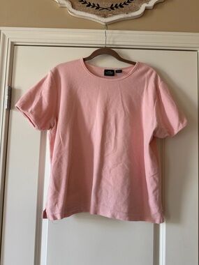 Sonoma Pink Crewneck Short Sleeve Knit Top